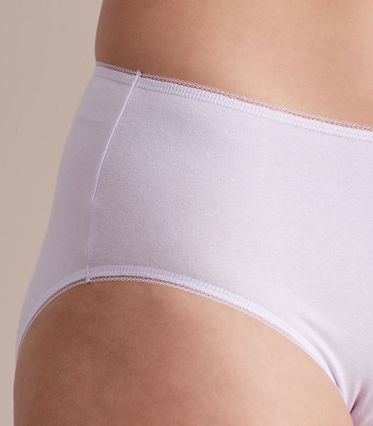5 Pack Cotton/Elastane Midi Briefs