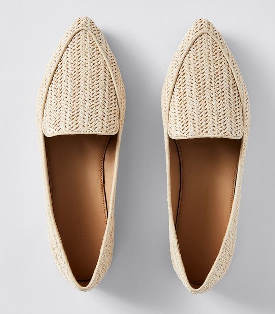 Fontaine III Leather Loafer - Raffia White