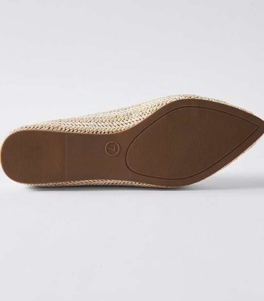 Fontaine III Leather Loafer - Raffia White
