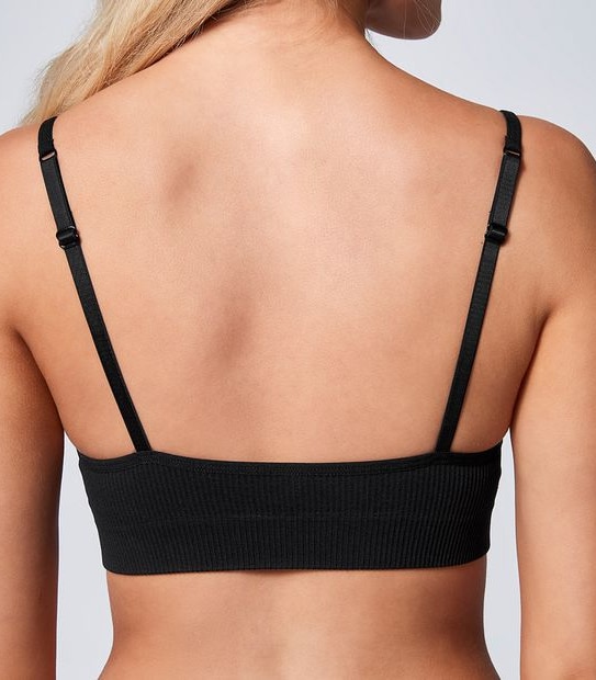 Lily Loves Ribbed Strappy Crop Top; Style: LBR98832