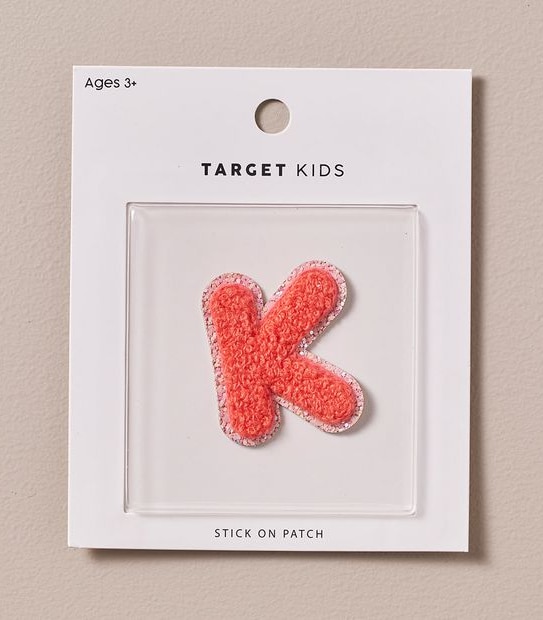 Stick on Patch - Letter