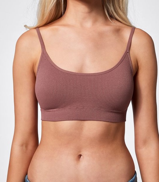 Lily Loves Rib Strappy Crop Bra
