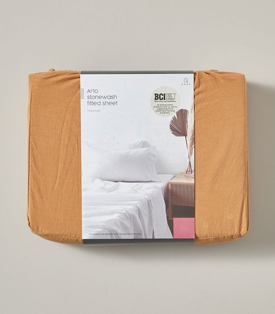 Arlo Stonewash Fitted Sheet
