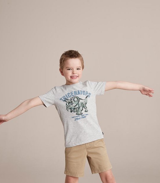 Organic Cotton Triceratops T-shirt