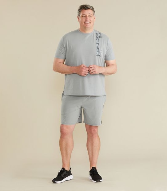 Lonsdale London Plus Size Marshall 7" Shorts