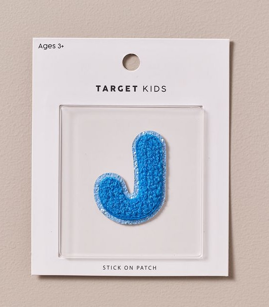 Stick on Patch - Letter