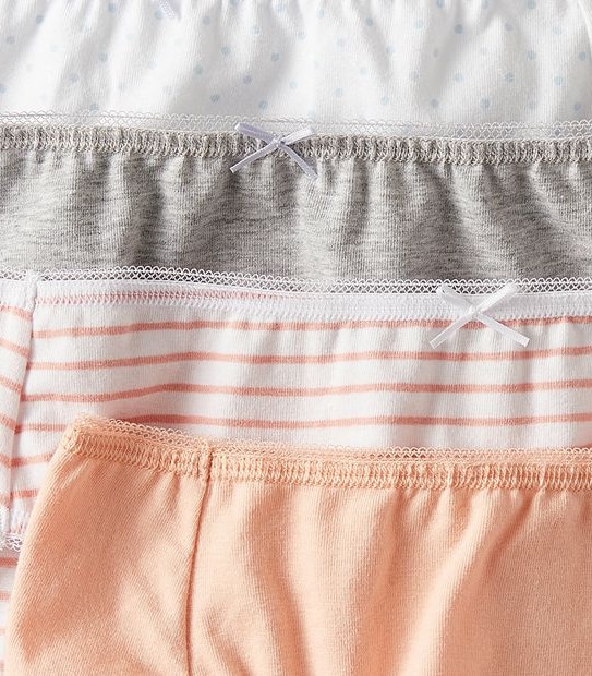 5 Pack Cotton/Elastane Midi Briefs