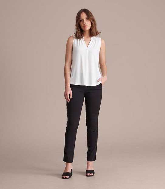 Preview Claudia Straight Bengaline Pants