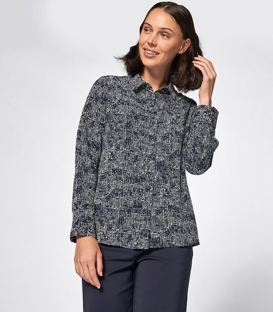 Preview Striped Long Sleeve Relaxed Shirt