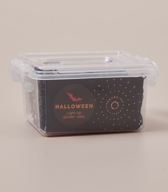 Halloween Light-Up Spider Web