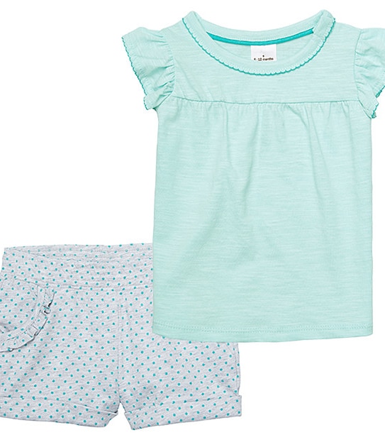 Girls' T-Shirt And Shorts Set