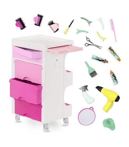 Our Generation Salon Cart Set