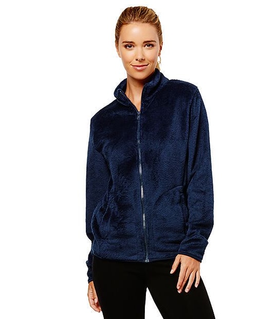 Snuggle Fleece Jacket - Navy