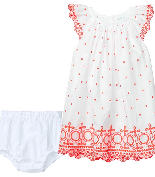 Girls' Dress And Bloomers Set