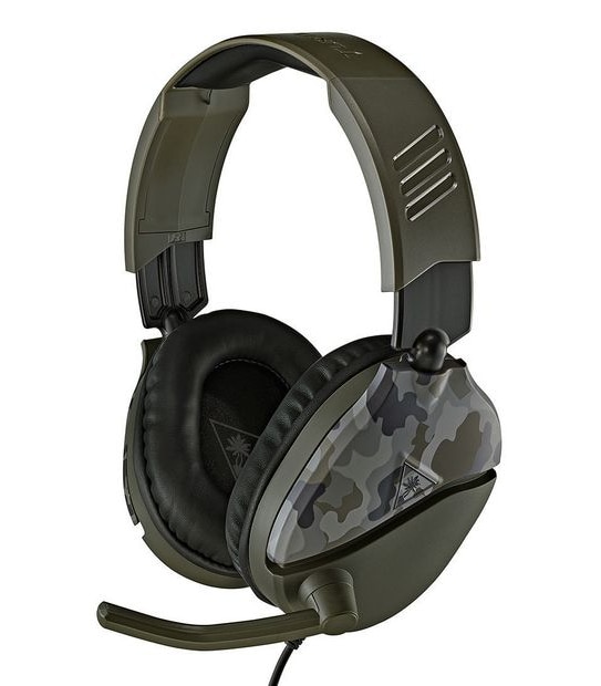 TURTLE BEACH&reg; RECON 70 Green Camo Gaming Headset
