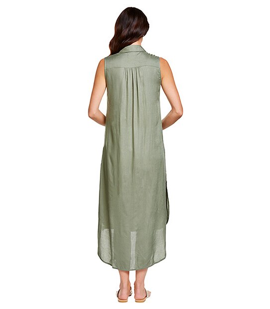 Sleeveless Maxi Shirt - Seaspray 3 of 4