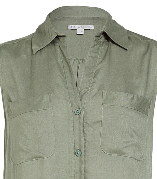 Sleeveless Maxi Shirt - Seaspray 4 of 4