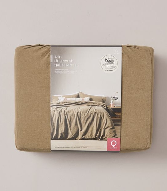 Arlo Stonewash Quilt Cover Set