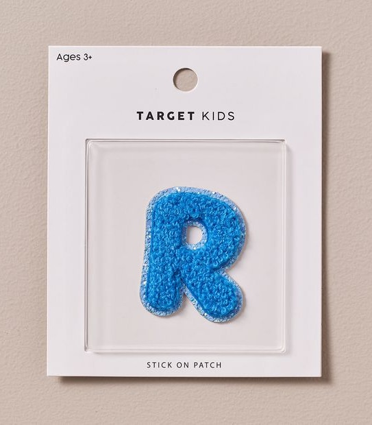 Stick on Patch - Letter