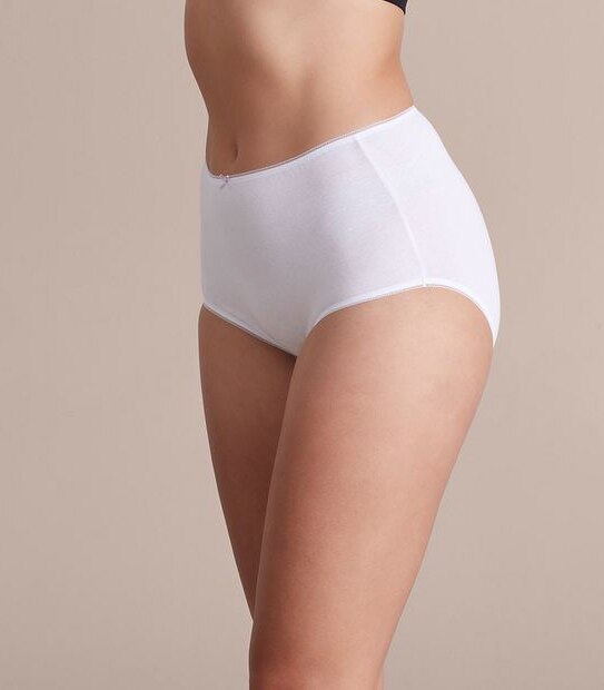 5 Pack Cotton/Elastane Full Briefs