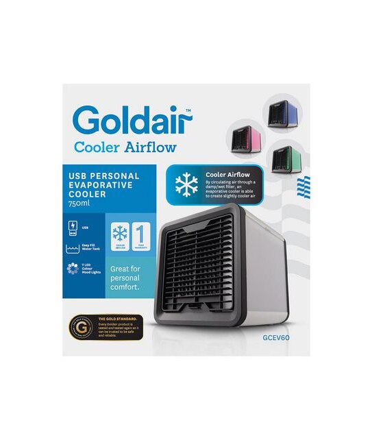 Goldair USB Personal Evaporative Cooler GCEV60