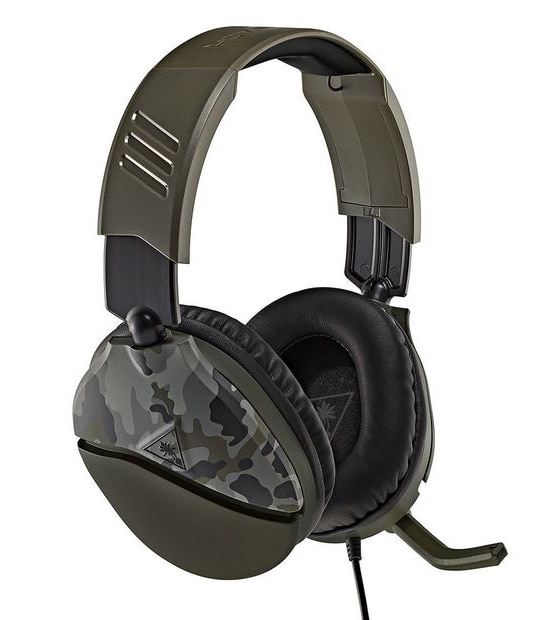 TURTLE BEACH&reg; RECON 70 Green Camo Gaming Headset