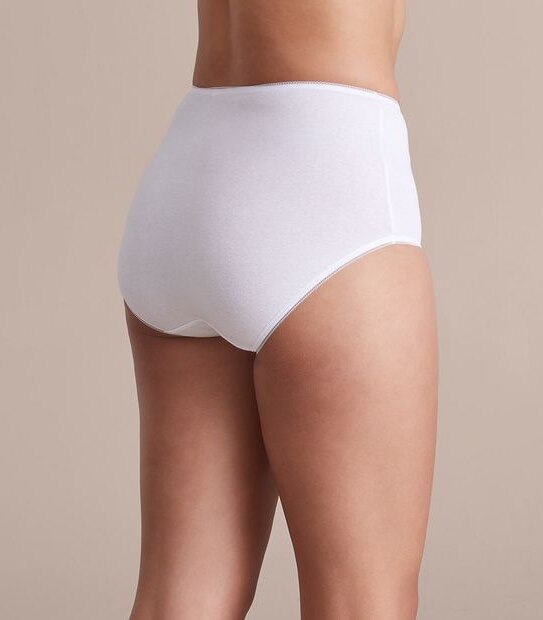5 Pack Cotton/Elastane Full Briefs