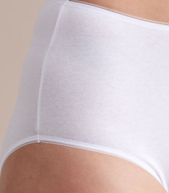 5 Pack Cotton/Elastane Full Briefs