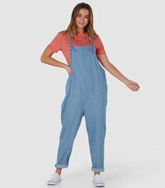 Mossimo Ramona Jumpsuit - Chambray Blue