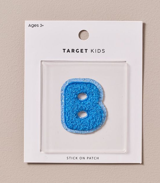 Stick on Patch - Letter