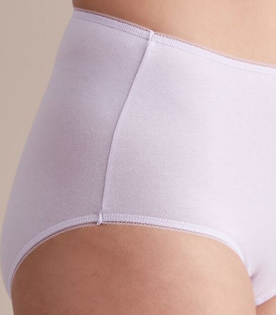 5 Pack Cotton/Elastane Full Briefs