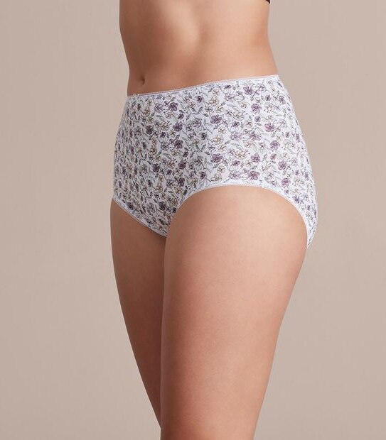 5 Pack Cotton/Elastane Full Briefs