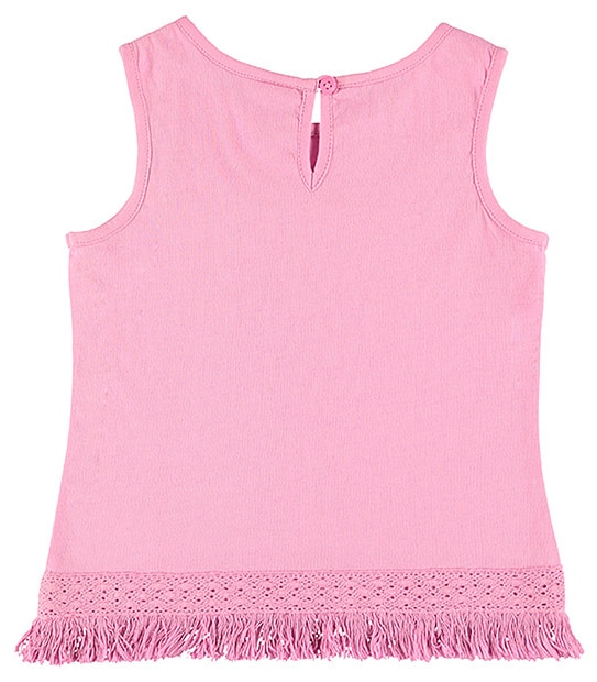 Girls' Fringe Hem Sleeveless Top 3 of 4
