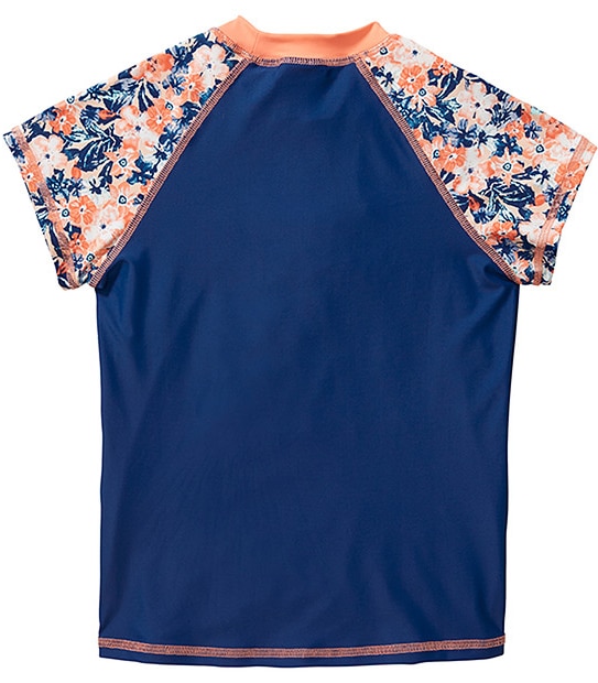 Girls' Piping Hot Short Sleeve Rash Vest