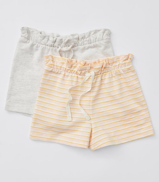 Organic Cotton 2 Pack Shorts