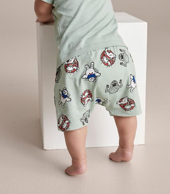 Unisex Baby Ghostbusters Family Matching Cotton Glow In The Dark Pyjama Set