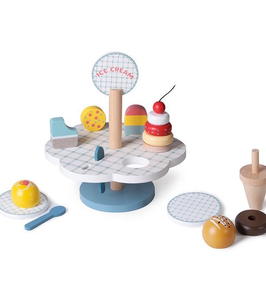 Wooden Ice Cream Playset