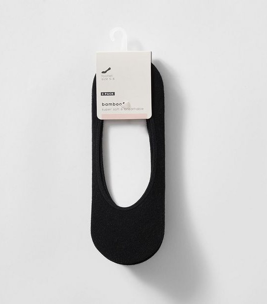 3 Pack Bamboo Footlet Socks
