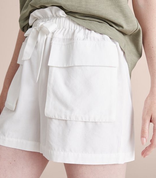 Poplin Paperbag Shorts