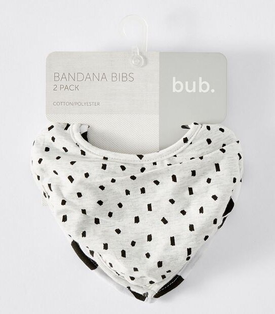 Bandana Bibs 2 Pack - Nordic | Target Australia