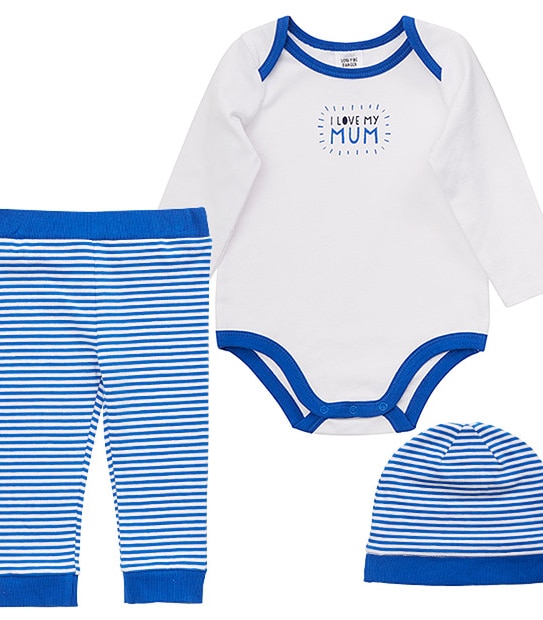 Baby 3 Piece Set 'I Love My Mum' 