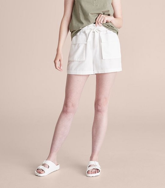 Poplin Paperbag Shorts