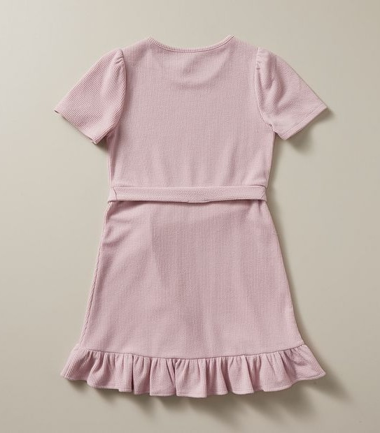 Rib Wrap Dress