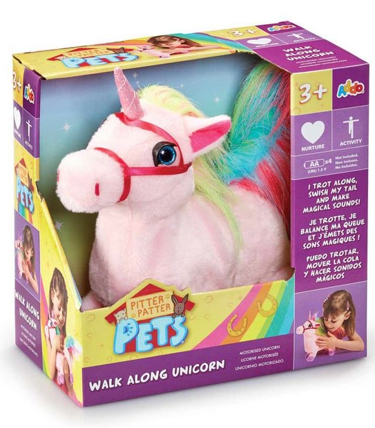Pitter Patter Pets Walk Along Unicorn