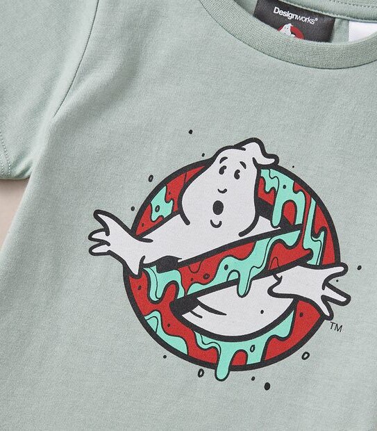Unisex Baby Ghostbusters Family Matching Cotton Glow In The Dark Pyjama Set