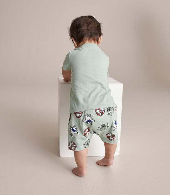 Unisex Baby Ghostbusters Family Matching Cotton Glow In The Dark Pyjama Set