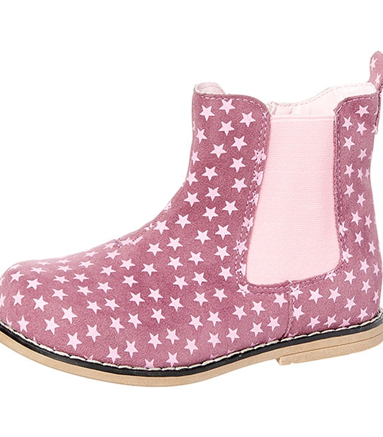 Star Ankle Boots - Pink