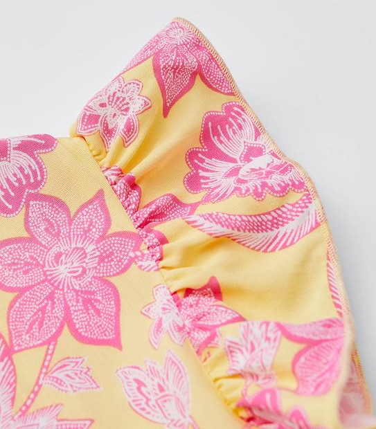 Piping Hot Floral Dress
