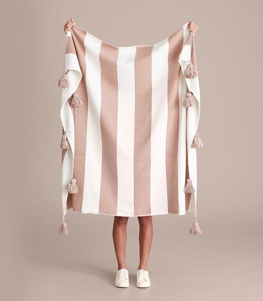 Bailey Striped Throw