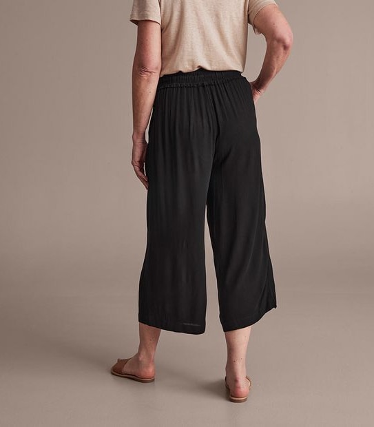 Crinkle Culotte Pants